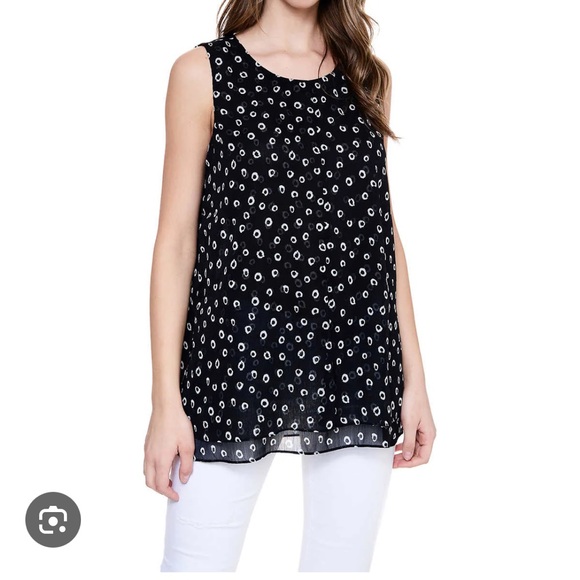 Cristina B Tops - 🌸2/$15🌸NEW Cristina B Sleeveless Tunic Top Blouse Size Medium